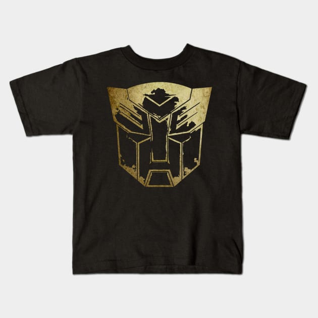 Battle Damage Autobot Kids T-Shirt by CRD Branding